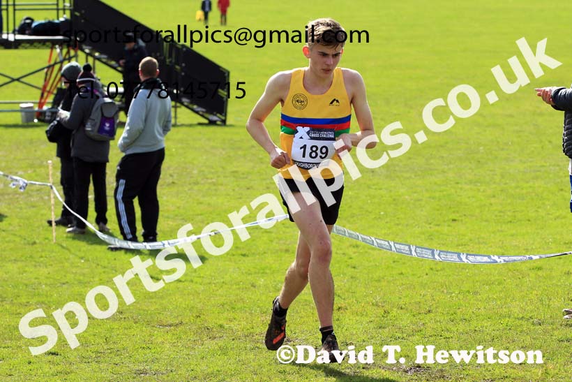 Mens Under-20s 2022 CAU Inter Counties Cross Country, Prestwold Hall, Loughborough.  Photo: David T. Hewitson/Sports for All Pics